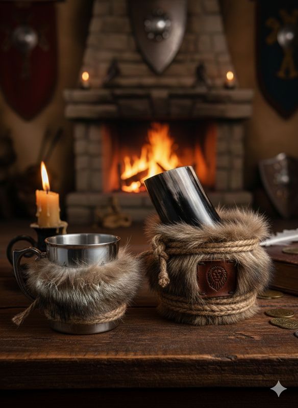 Décoration pour mug ou corne en fourrure