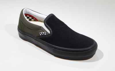 Vans Slip On Skate Black Grape Leaf