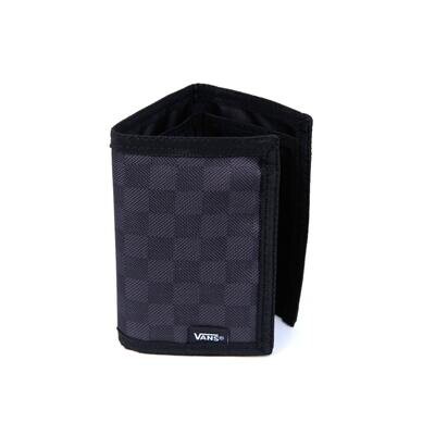 Vans Slipped Trifold Wallet Checkered Dark