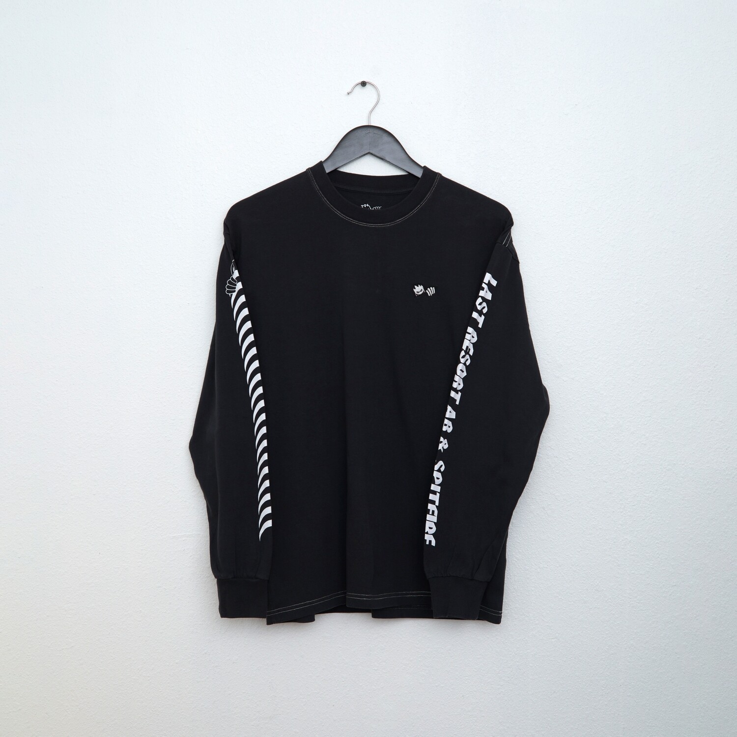 Last Resort x Spitfire LS Tee Black