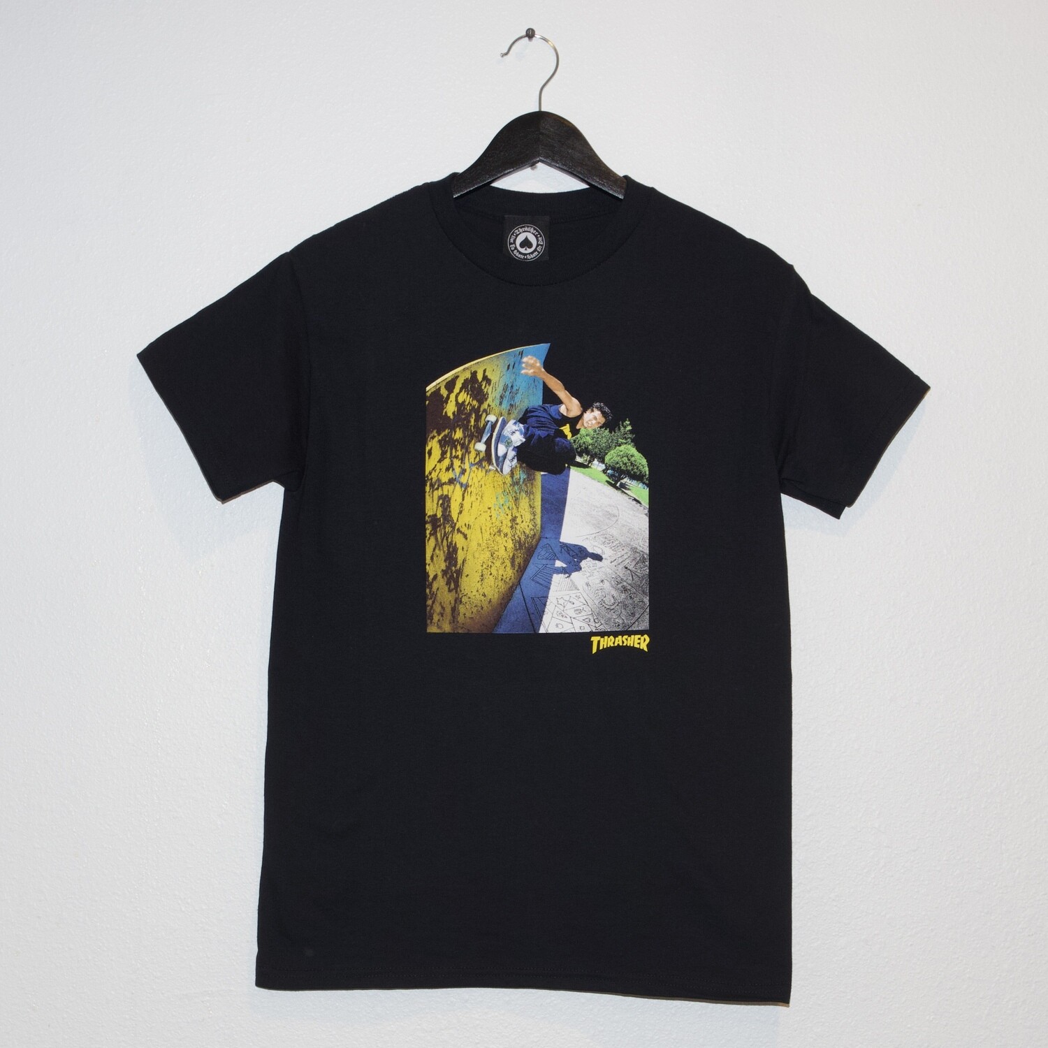 Thrasher Mic-E Wallride Tee Black