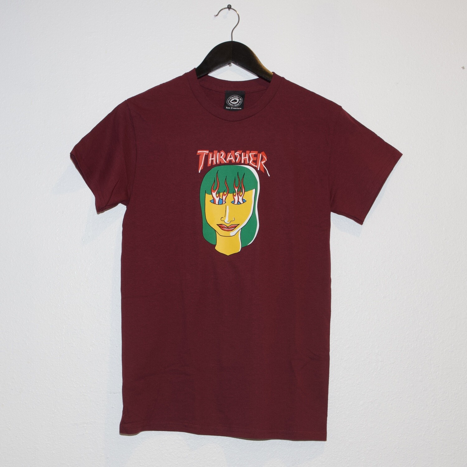 Thrasher Shit Talk Gonz Tee Maroon