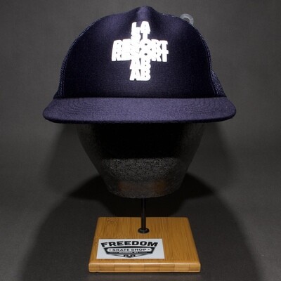 Last Resort Foam Trucker Hat Navy