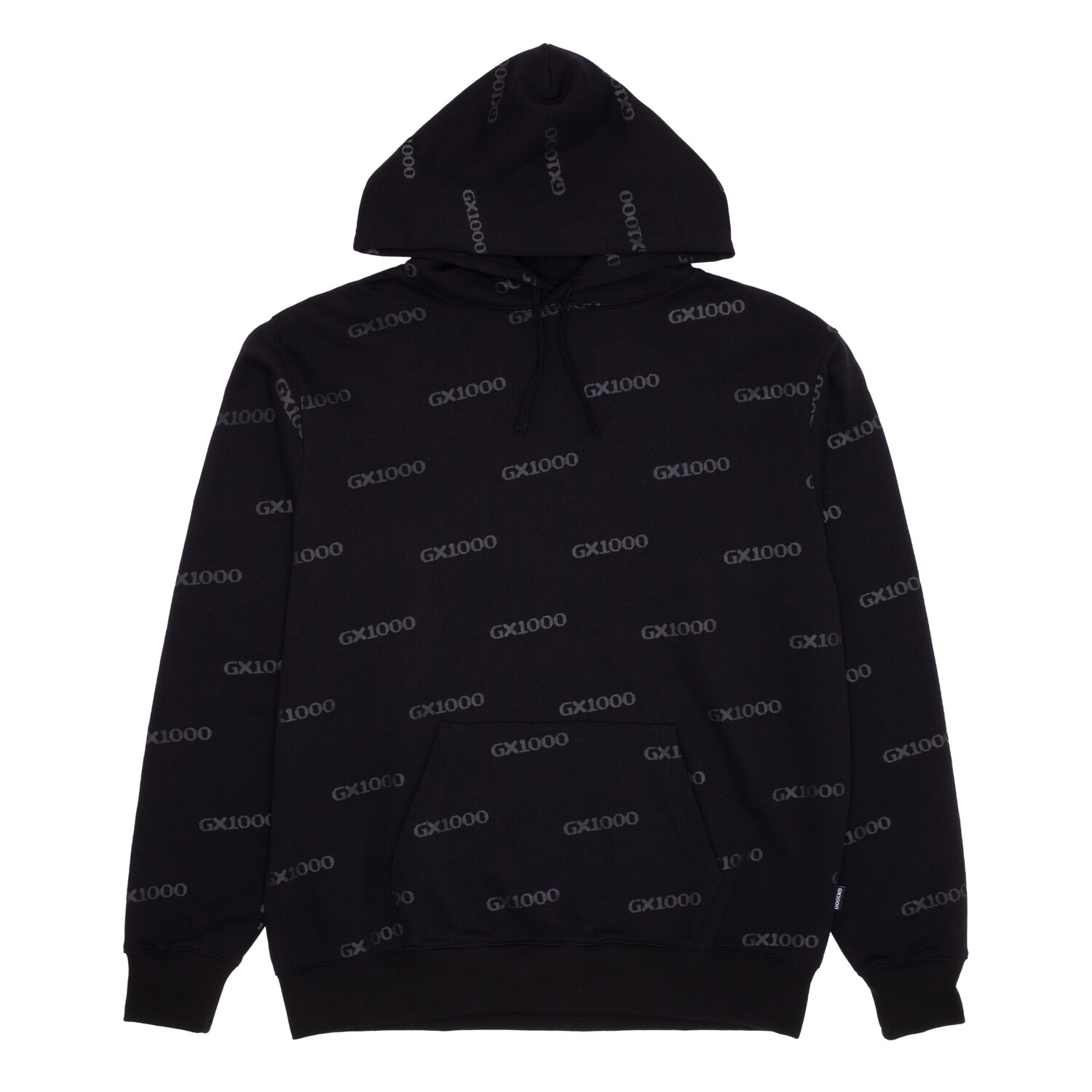 GX1000 AOP Hooded Fleece Black