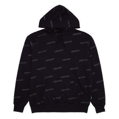 GX1000 AOP Hooded Fleece Black