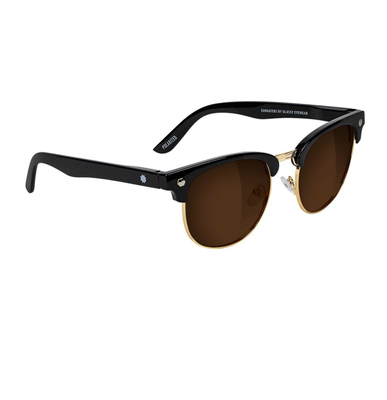 Glassy Morrison Polarized Black Brown Lens