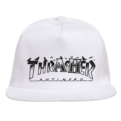 Thrasher Pigeon Mag Snapback White