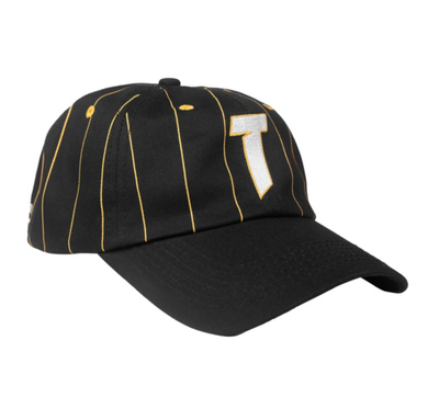 Thrasher Old Timer Logo Hat Black Yellow