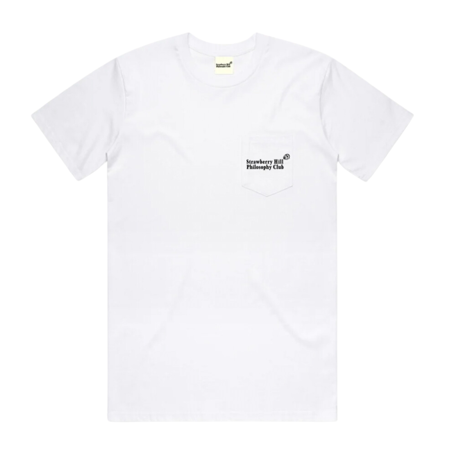 Strawberry Hill Philosophy Club Pocket Tee White