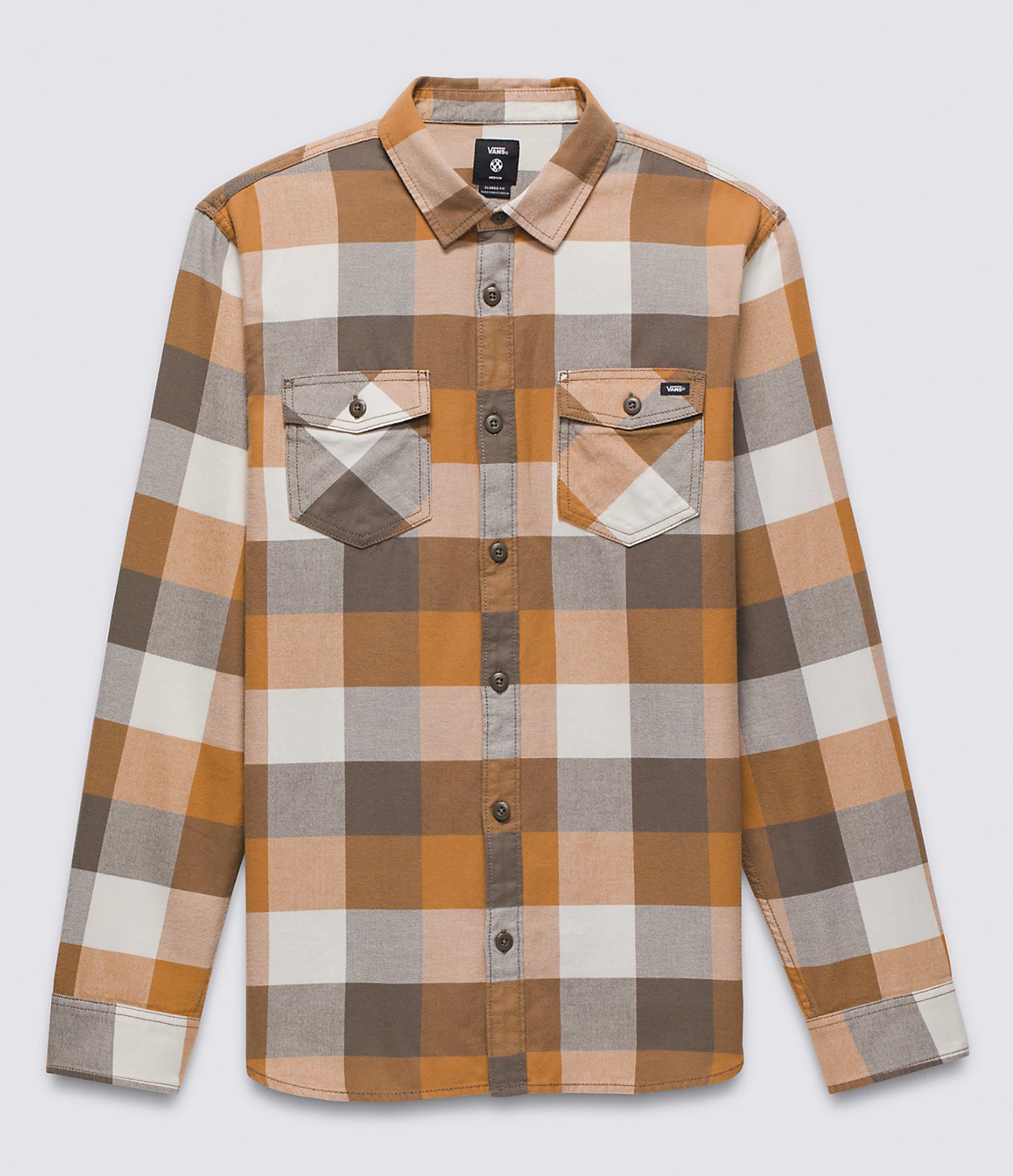 Vans Box Flannel Bungee Cord/Brown