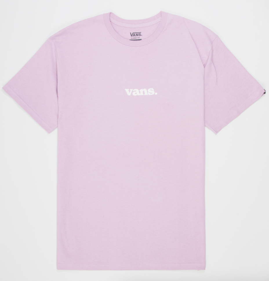 Vans Lower Corecase Tee Lavender Mist/White