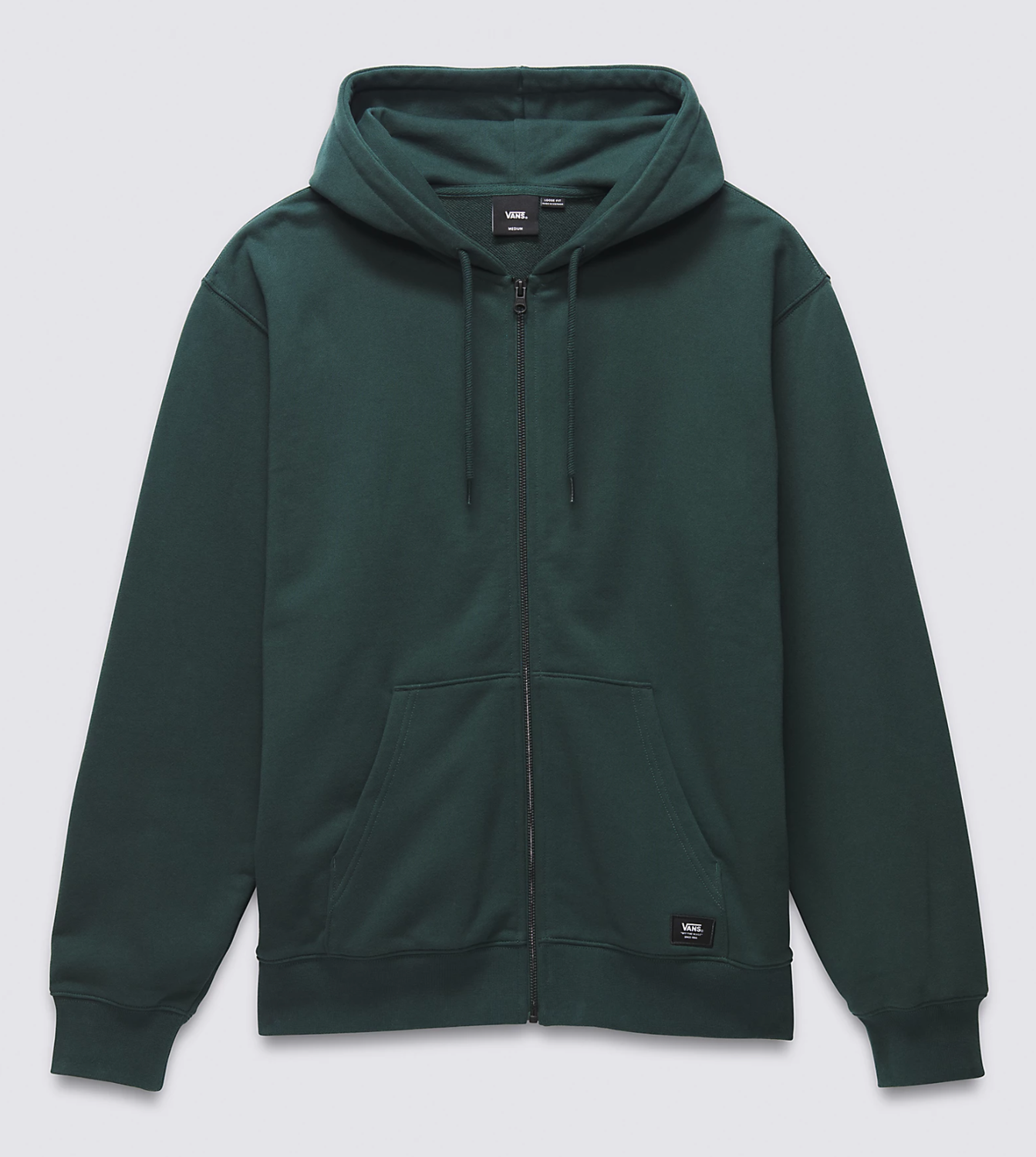 Vans Original Standard Zip Up Hoodie Green Gables