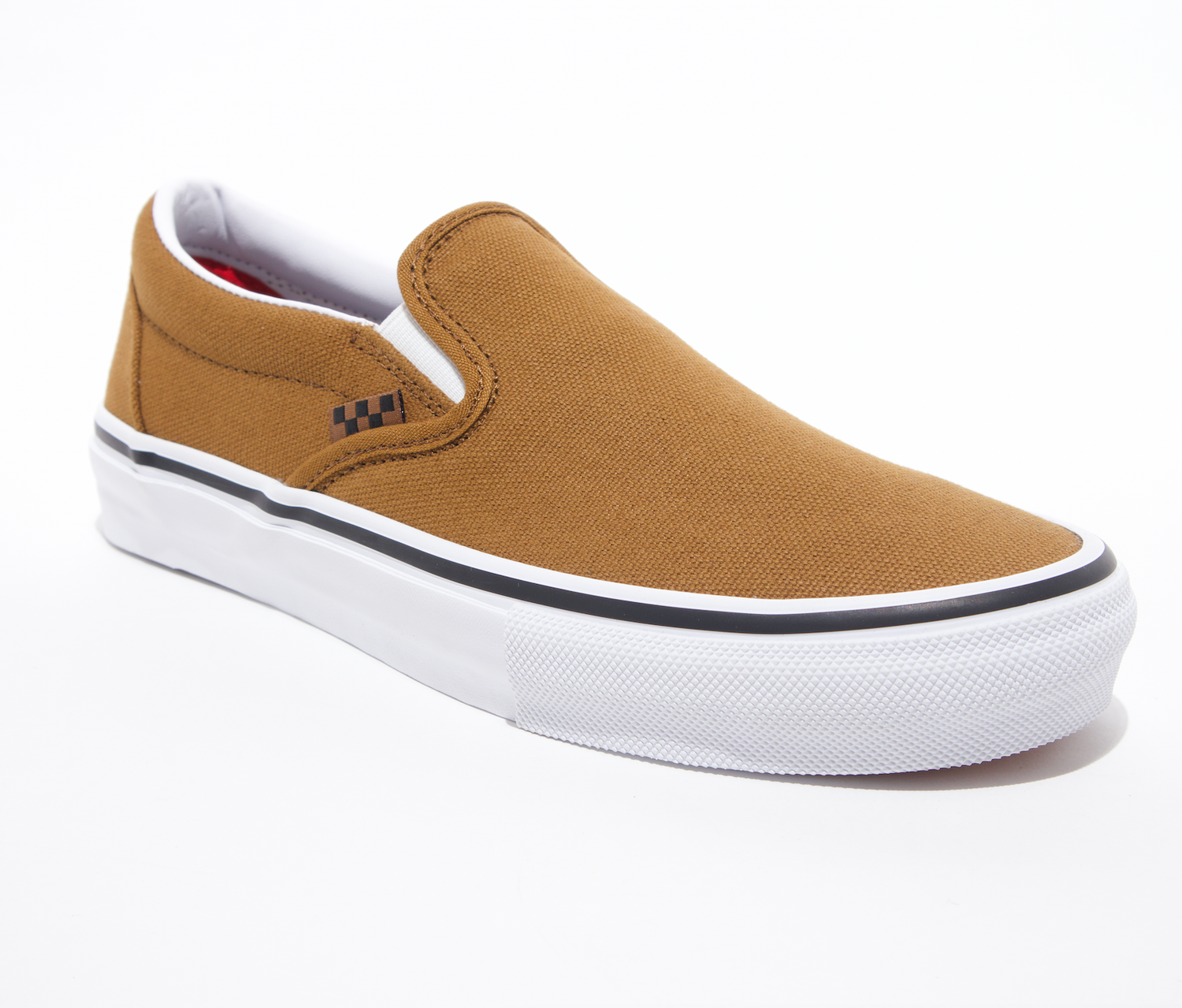 Vans Skate Slip On Duck Canvas Golden Brown