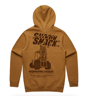 Snack Forklift Hoodie Rust