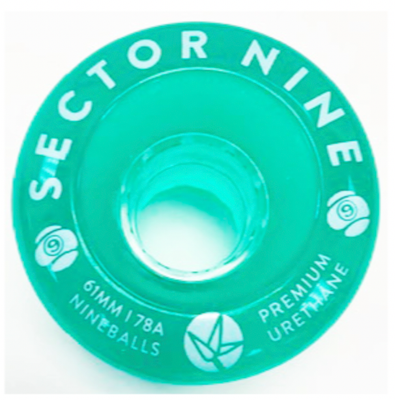 Sector 9 Nineballs Teal 61mm 78a Sector 9 Nineballs Teal 61mm 78a