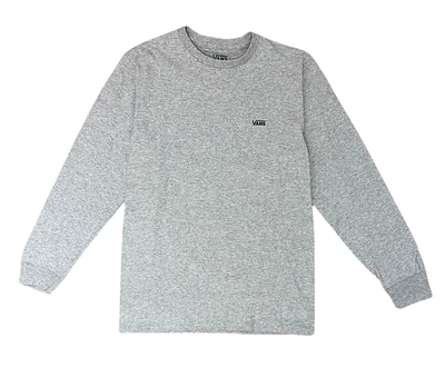 Vans Left Chest Hit Longsleeve Tee Athletic Heather/Black