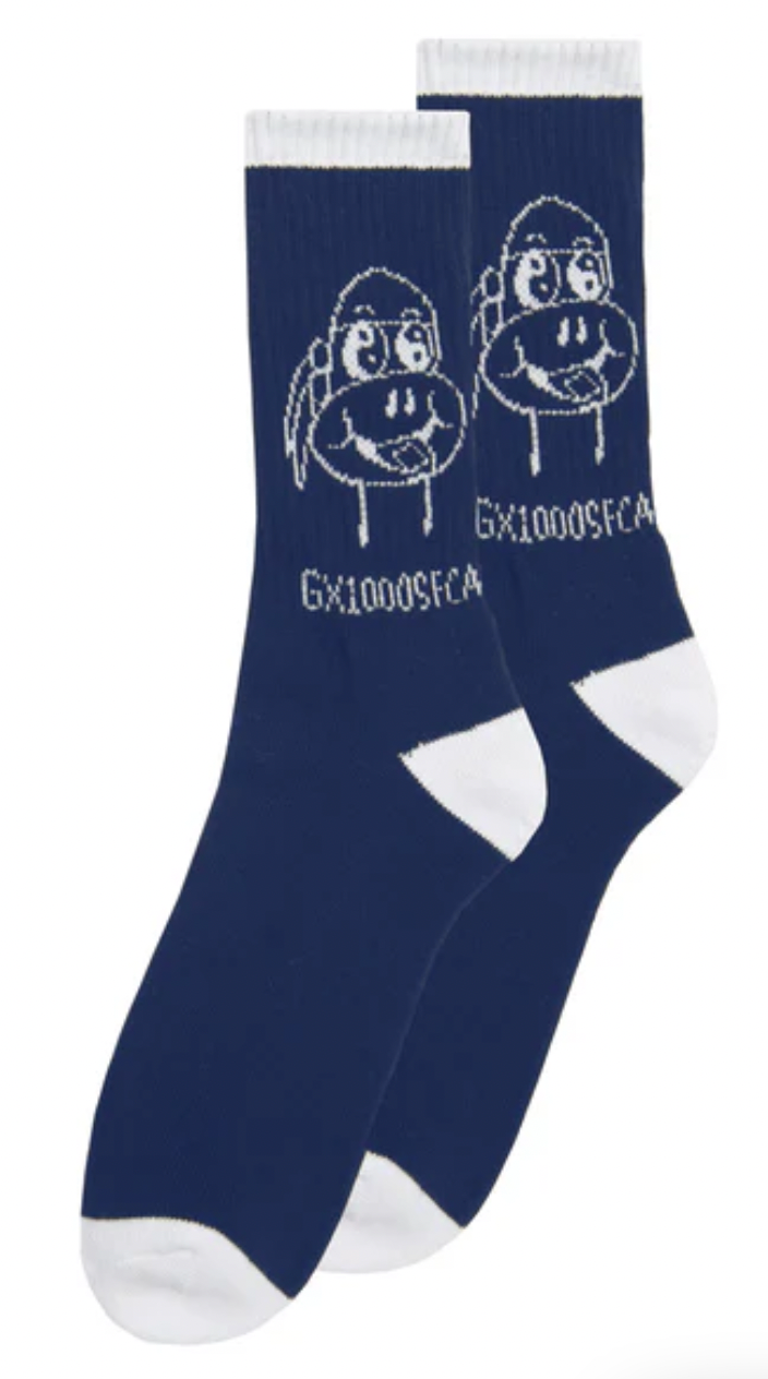 GX1000 Acid Socks Navy