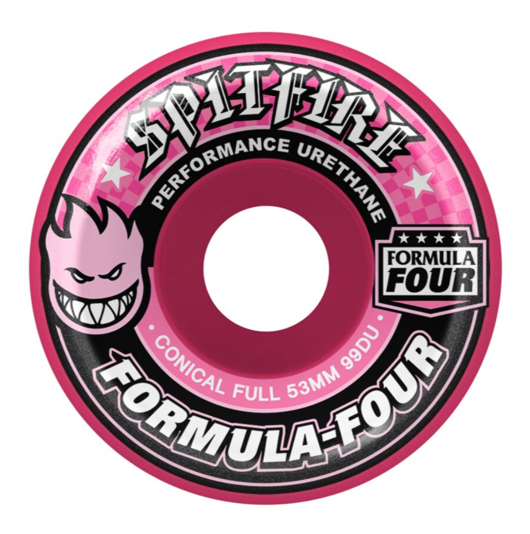 Spitfire Formula Four 99a Conical Full Pink 53mm