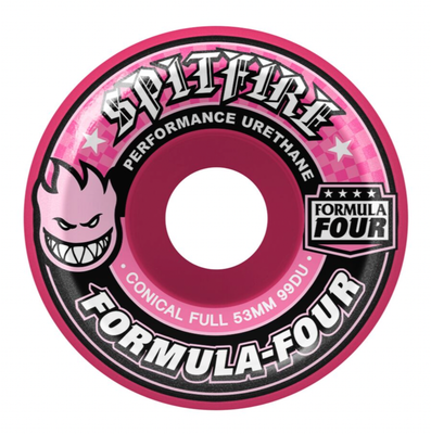 Spitfire Formula Four 99a Conical Full Pink 53mm Spitfire Formula Four 99a Conical Full Pink 53mm