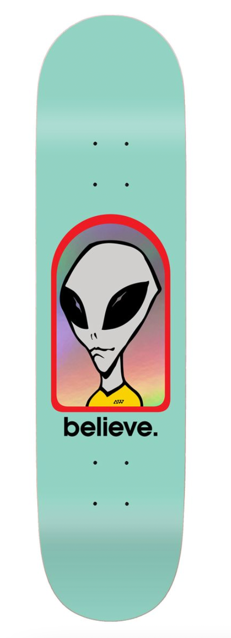 Alien Workshop Believe Teal 8.25
