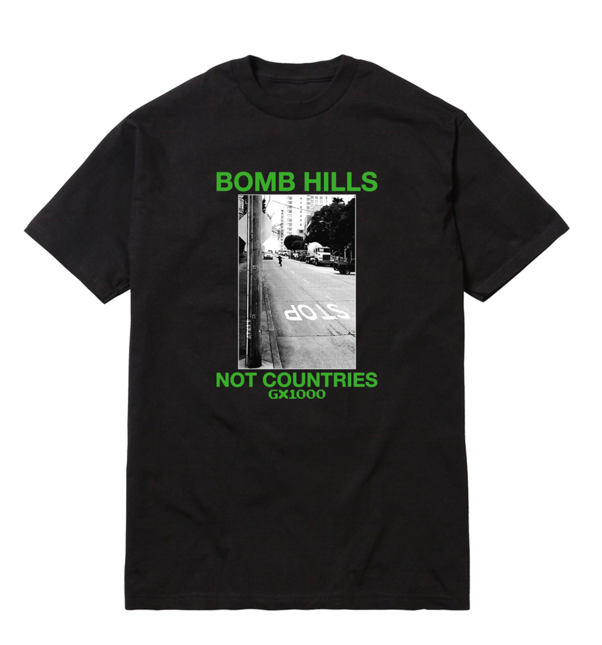 GX1000 Bomb Hills Tee Black/Green