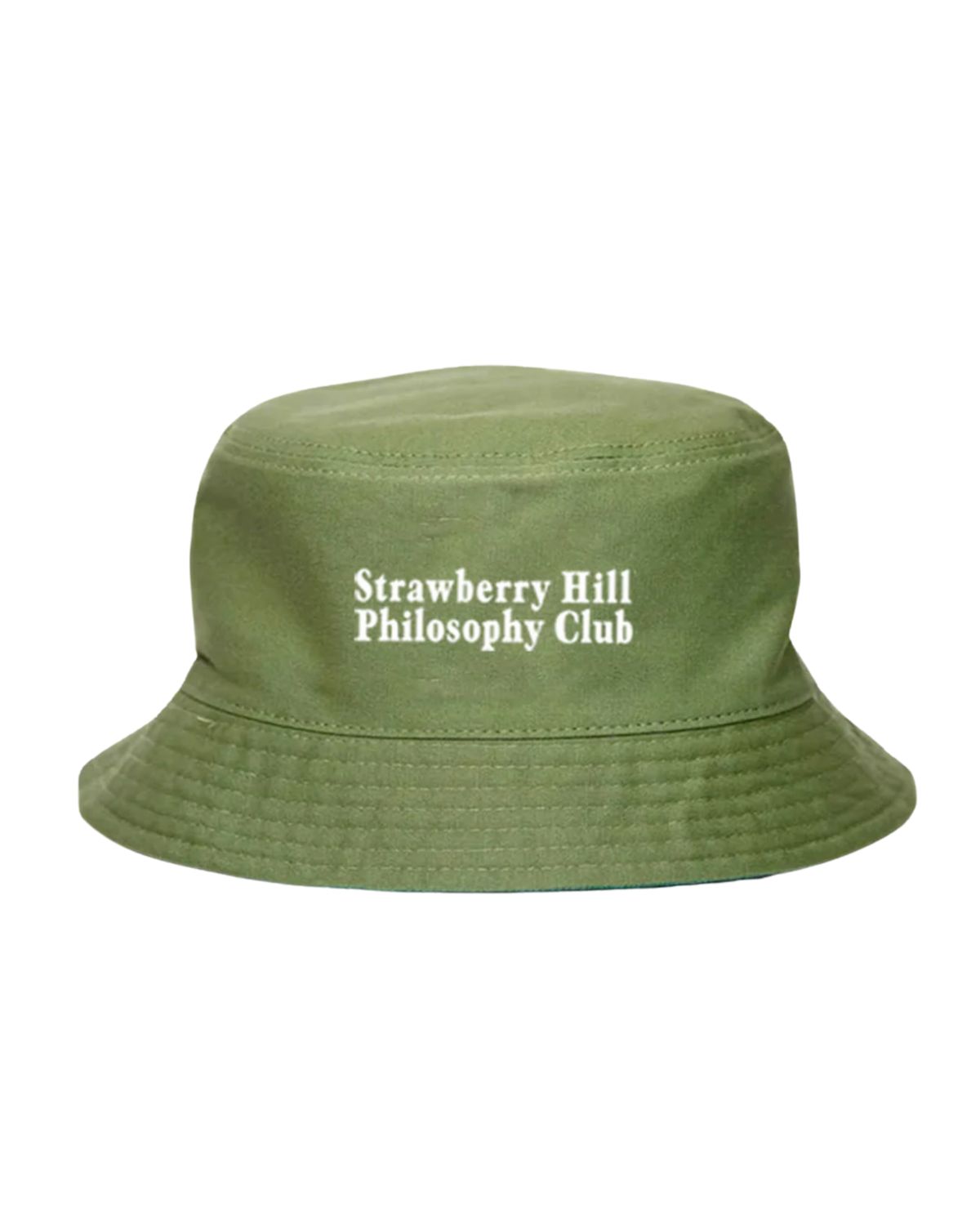 Strawberry Hill Philosophy Club  Duck Canvas Bucket Hat Olive
