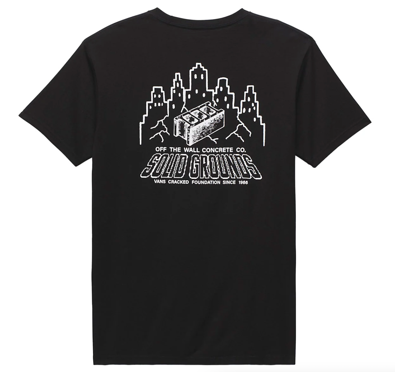 Vans Solid Grounds Short Sleeve Black