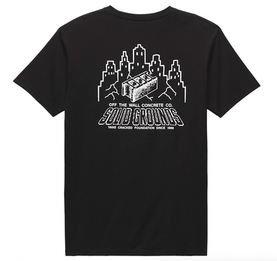 Vans Solid Grounds Short Sleeve Black