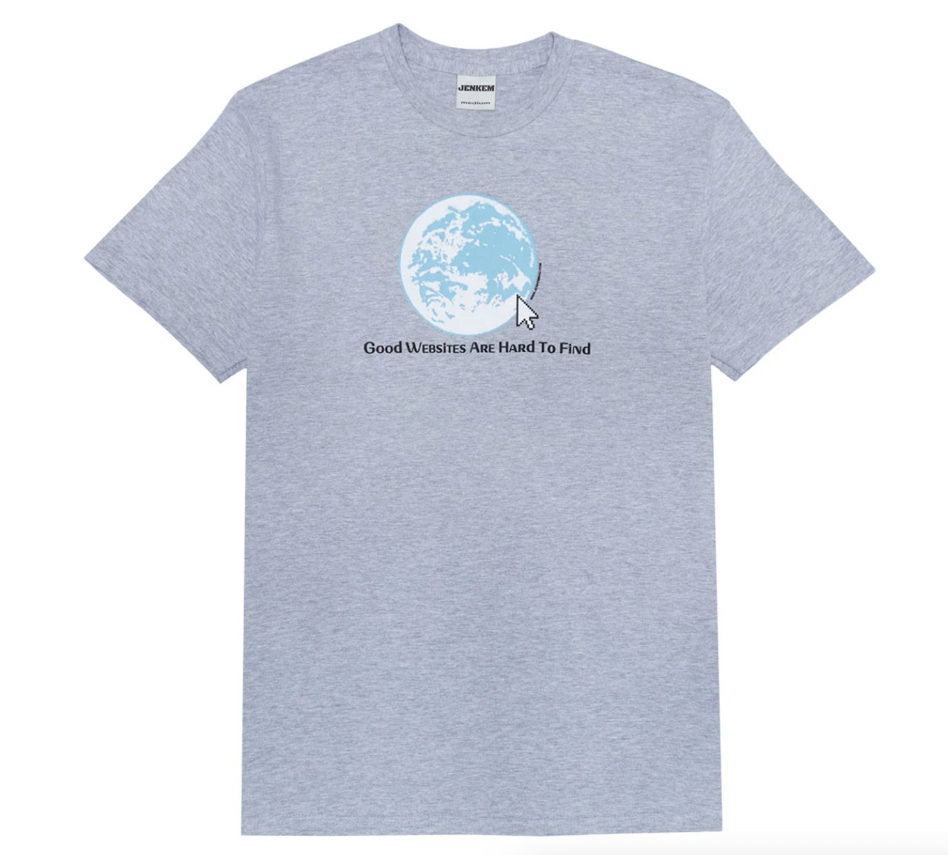 Jenkem Websites Tee Grey