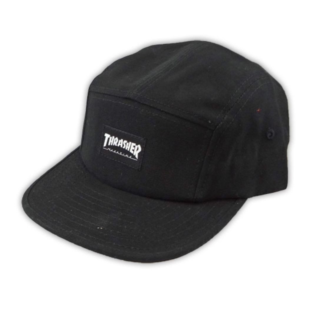 Thrasher 5 Panel Hat Black