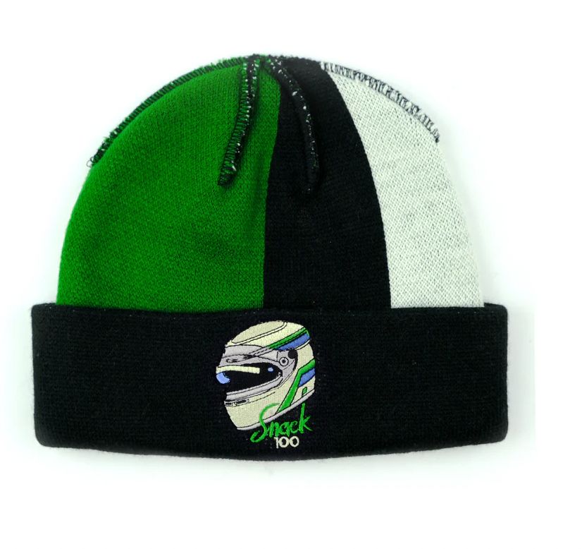 Snack 100 Beanie Black Green