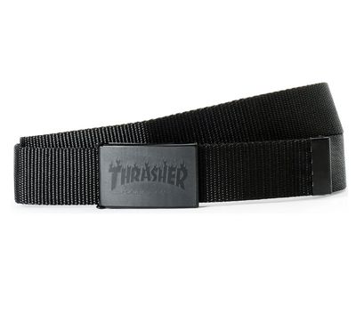 Thrasher Flame Web Belt Black