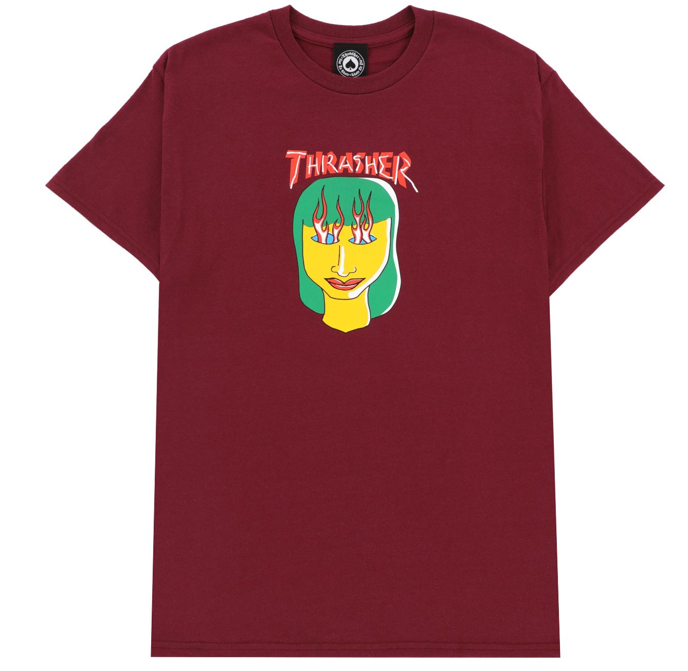 Thrasher Shit Talk Gonz Tee Maroon