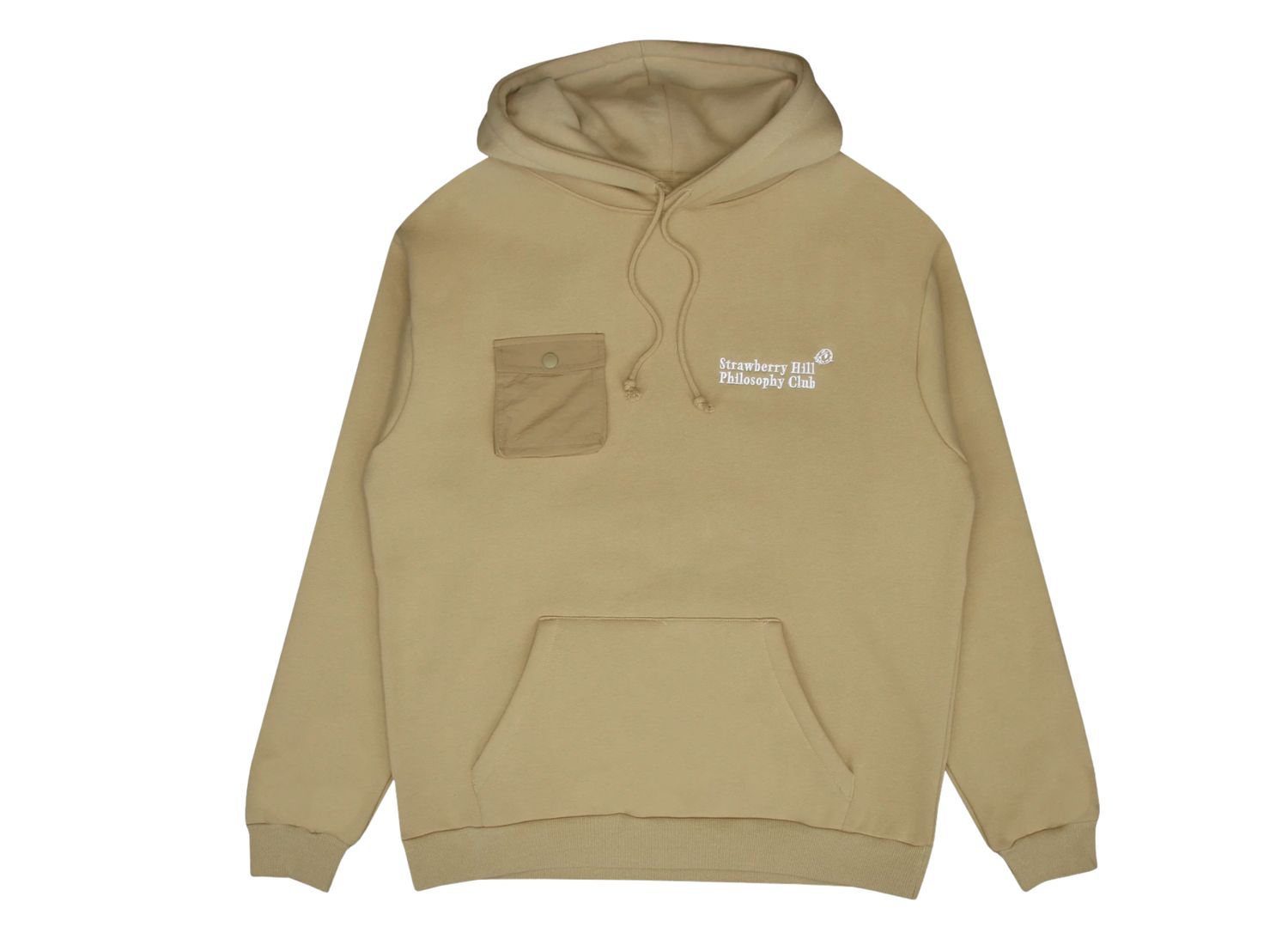 Strawberry Hill Philosophy Club Cargo Pocket Hoodie Wheat Strawberry Hill Philosophy Club Cargo Pocket Hoodie Wheat