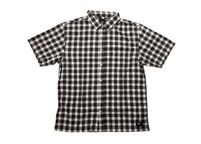 Vans Monte Plaid Shortsleeve Button Up Egret Vans Monte Plaid Shortsleeve Button Up Egret