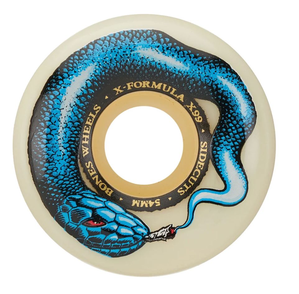 Bones X-Formula 55mm 99a V5 Sidecut Smokin Snake