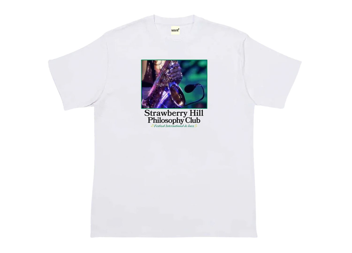 Strawberry Hill Philosophy Club Jazz Festival Tee White
