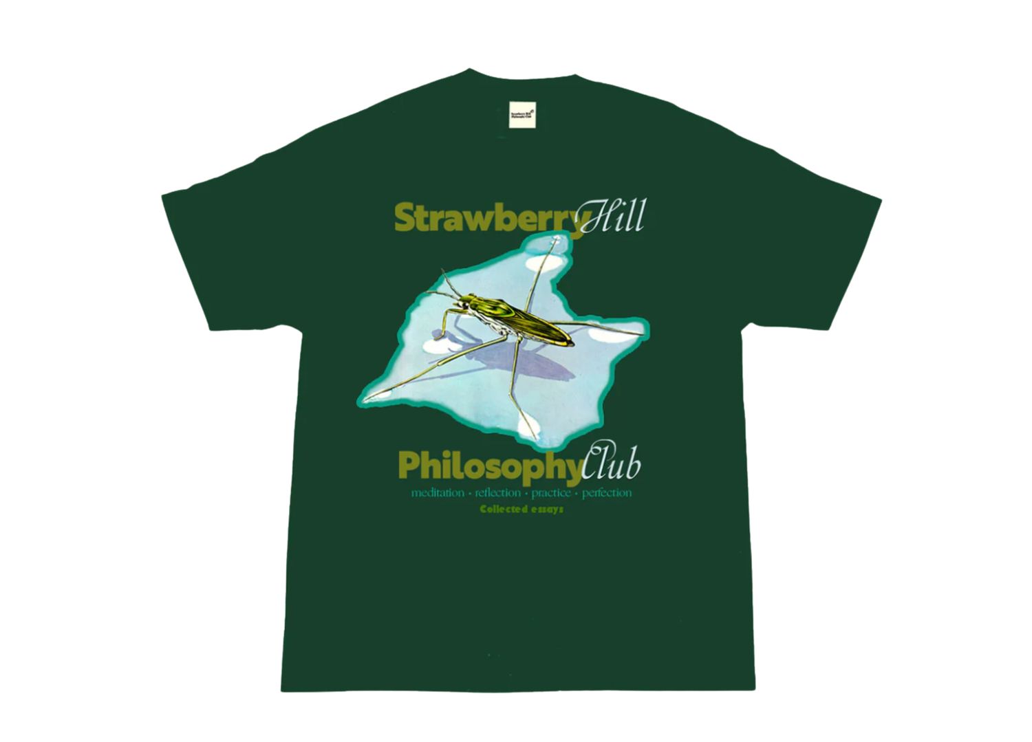 Strawberry Hill Philosophy Club Meditation Tee Pine 