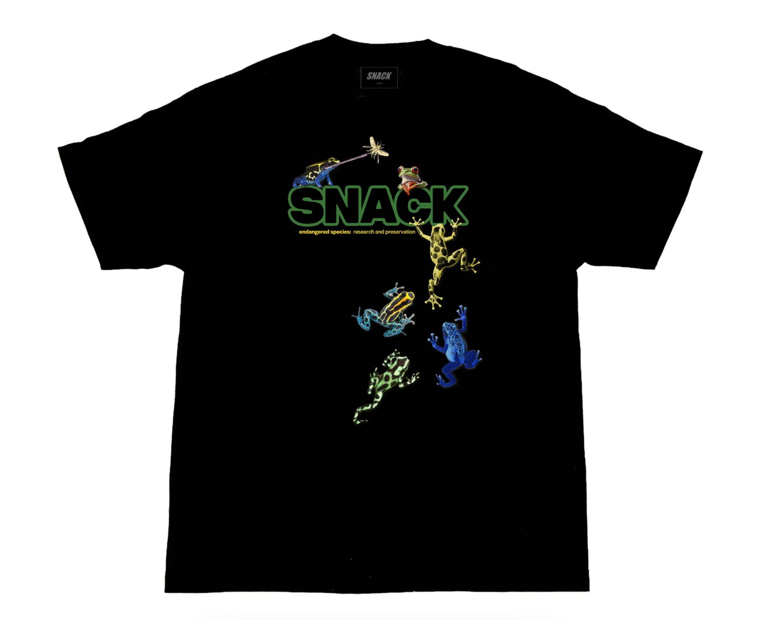 Snack Endangered Species Tee Black