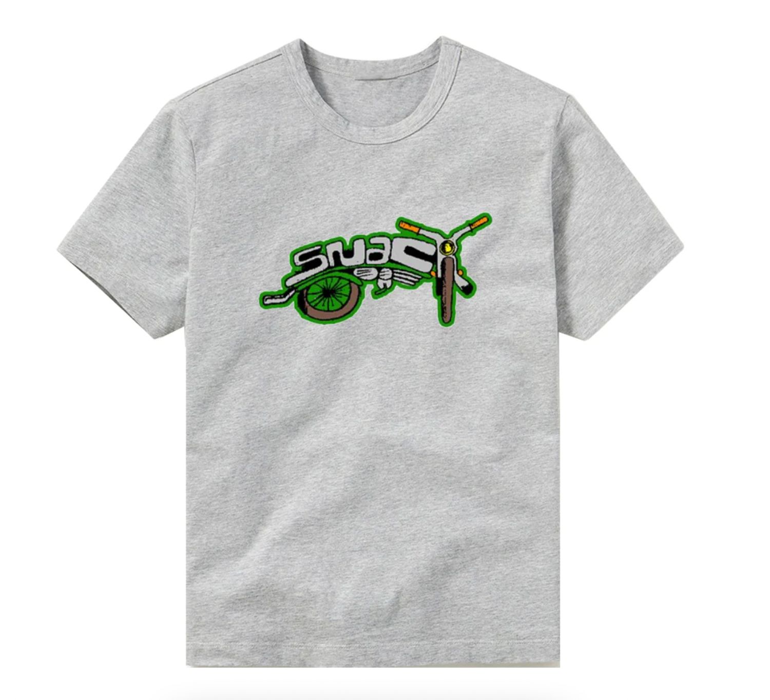 Snack Two Stroke Tee Grey