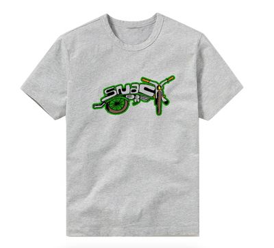 Snack Two Stroke Tee Grey