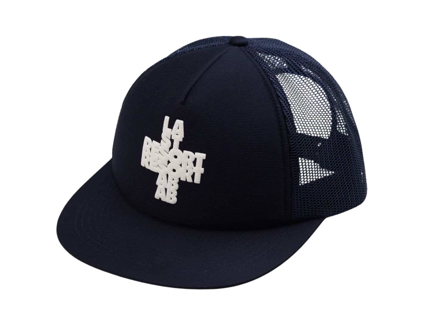 Last Resort Foam Trucker Hat Navy