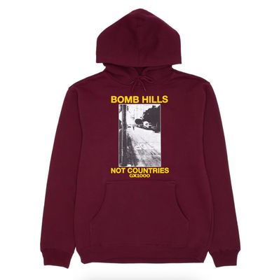 GX1000 Bomb Hills Hoodie Maroon/Yellow GX1000 Bomb Hills Hoodie Maroon/Yellow