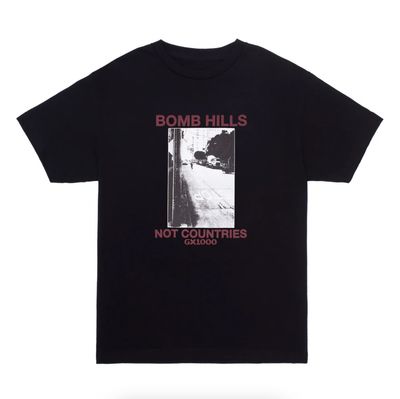 GX1000 Bomb Hills Tee Black/Maroon GX1000 Bomb Hills Tee Black/Maroon