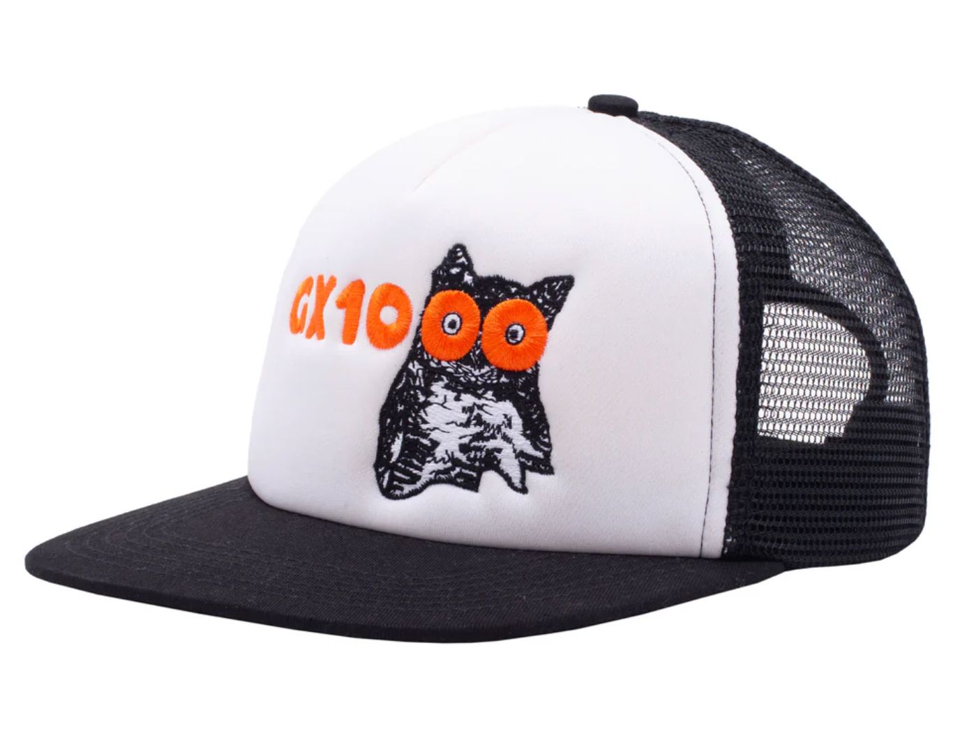 GX1000 Owl Trucker Hat Black/White GX1000 Owl Trucker Hat Black/White