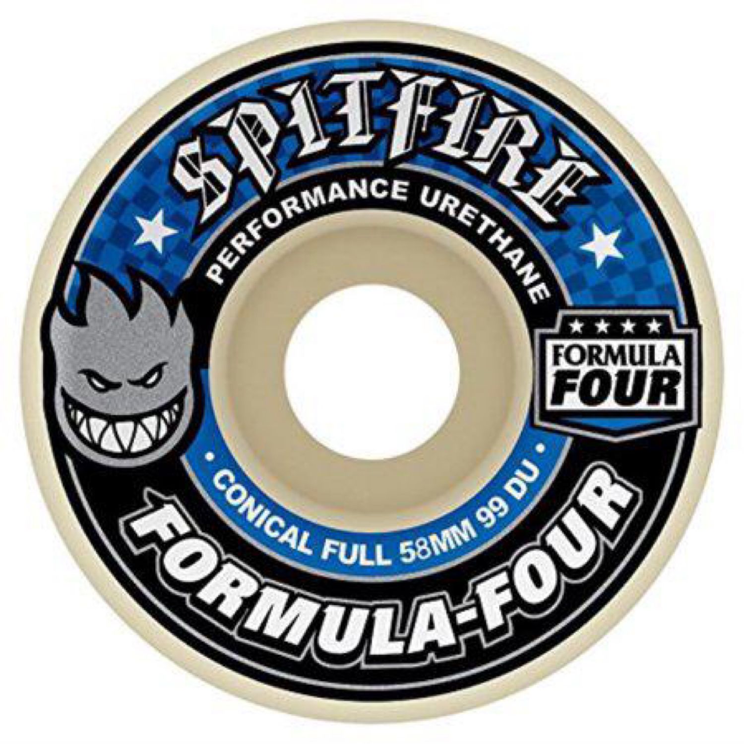 Spitfire Formula 4 Conical Full 99A Wheels 58mm