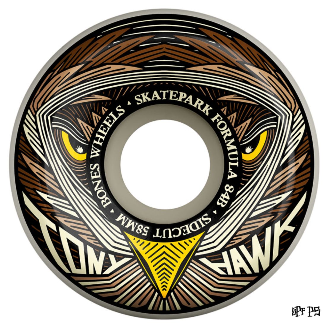 Bones Night Hawk 58mm Sidecuts SPF