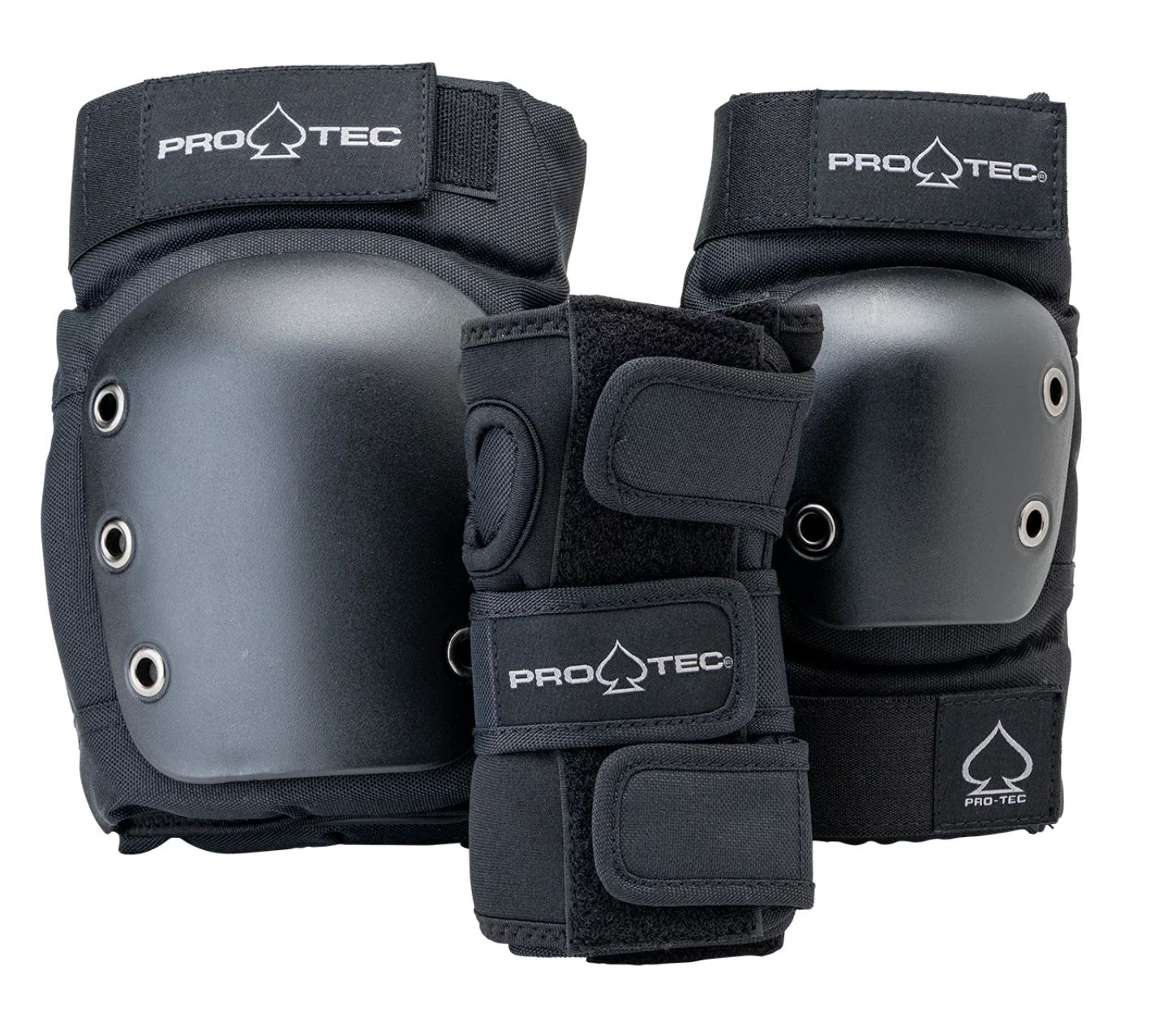 Pro-Tec Street Adult 3-Pack Open-Back Pad Set