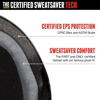 Triple Eight Certified Sweat Saver Multi-Sport Bike and Skate Helmet Triple Eight Certified Sweat Saver Multi-Sport Bike and Skate Helmet