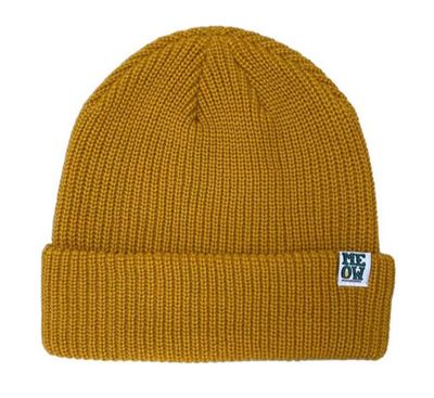 Meow Stacked Logo Mustard Meow Stacked Logo Mustard